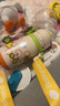 babycare兒童保溫杯嬰兒寶寶學飲杯吸管水杯水壺霸王龍不銹鋼保溫杯300ml 曬單實拍圖