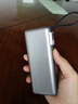 羽博（Yoobao）自帶快充線(xiàn)充電寶3c認證20000毫安大容量上飛機便攜移動(dòng)電源100W大功率超級快充適用蘋(píng)果華為小米 銀灰色【自帶線(xiàn)雙向快充丨支持手機平板快充】 曬單實(shí)拍圖