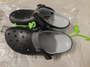 crocs卡駱馳檀健次同款經(jīng)典獵豹洞洞鞋輕便舒適百搭洞洞鞋|211287 黑色-001 41 /42(260mm) 曬單實(shí)拍圖