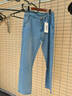 Canter Koala jeans ck牛仔褲男春秋款直筒修身薄款休閑淺藍色牛仔長褲9866 淺藍色 薄款 34 腰圍86.5建議160斤 曬單實拍圖