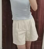 UR2024秋季新款女裝時(shí)尚休閑肌理感百搭牛仔短褲UWM840033 曬單實(shí)拍圖
