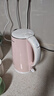 美的（Midea）電熱水壺家用電水壺?zé)畨?雙層防燙 0涂層食品級(jí)304不銹鋼 1500W快速沸騰 1.7L大容量 HJ1705 曬單實(shí)拍圖