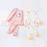 戴維貝拉（DAVE＆BELLA）【Hello Kitty聯(lián)名】童裝秋冬女童棉質(zhì)內衣套裝DBM19601 曬單實(shí)拍圖
