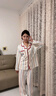 莫代爾100%純棉睡衣女春秋季2025新款長(cháng)袖長(cháng)褲可外穿大碼高級全棉家居服 米彩沁甜｜天然軟糯 M 曬單實(shí)拍圖