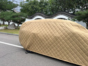 金雨保冬季棉被汽車(chē)車(chē)衣車(chē)罩加厚通用東北冬天專(zhuān)用防冰雹防雪霜凍全罩套 SUV車(chē)-咖色【常規款-加厚優(yōu)等長(cháng)絨棉】 曬單實(shí)拍圖