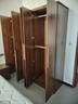 全友家居 主臥室新中式靠墻實(shí)木拉手衣柜家用衣服收納儲物柜子 曬單實(shí)拍圖