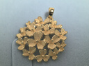 千葉珠寶黃金吊墜三葉草愛(ài)心形足金項鏈結婚沉香計價(jià)送女友紀念日禮物 含工費/多退少補 約4.52g 曬單實(shí)拍圖