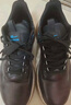 回力（Warrior）回力官方男鞋秋季皮面防水運動(dòng)鞋男輕便休閑跑步鞋子男 黑藍綠 40 曬單實(shí)拍圖