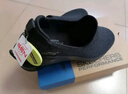 斯凱奇（Skechers）男鞋夏季透氣舒適一腳蹬休閑鞋輕便健步中老年百搭防滑運(yùn)動(dòng)鞋 54609-全黑色BBK 43.5 曬單實(shí)拍圖