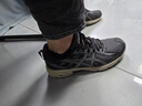 亞瑟士ASICS男鞋跑步鞋透氣緩震運動(dòng)鞋越野跑鞋 GEL-VENTURE 6 黑灰色 41.5 曬單實(shí)拍圖