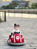 喵喵獅兒童電動(dòng)碰碰車(chē)小孩嬰兒玩具車(chē)可坐人帶遙控寶寶四輪汽車(chē)充電童車(chē) 動(dòng)感紅【豪華版遙控】7A大電瓶+雙驅+藍牙 早教音樂(lè )+炫酷燈光+終身質(zhì)保 曬單實(shí)拍圖