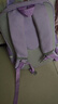 新款1-2年級女可愛(ài)小學(xué)生書(shū)包卡通兒童雙肩包輕便大容量背包101 紫色 曬單實(shí)拍圖