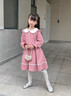 安妮優(yōu)兒（Anneyol）女童秋冬款連衣裙2025新款秋冬季小女孩公主裙秋裝兒童長(cháng)袖裙子 粉色長(cháng)袖 150 曬單實(shí)拍圖