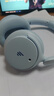 漫步者（EDIFIER）【重磅旗艦新品|藍牙V5.4】Fit900NB小金標真無(wú)線(xiàn)主動(dòng)降噪頭戴式藍牙耳機長(cháng)續航游戲音樂(lè )耳麥禮物 湖光藍+QQ音樂(lè ) 曬單實(shí)拍圖
