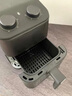 幸甚日本品牌空氣炸鍋多功能電炸鍋5升大容量可視烤箱電蒸鍋高功率多功能鍋小烤箱電炸鍋電器 巖黑色-機械加長(cháng)款【免翻面】 上層+下層立體加熱 5L 曬單實(shí)拍圖