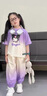 G.DUCKKIDS女童夏裝運動(dòng)套裝2025新款網(wǎng)紅炸街中小兒童庫洛米褲子美樂(lè )蒂衣服 紫色庫洛米套裝 120 cm 曬單實(shí)拍圖