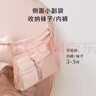 EACHY臟衣籃臟衣服收納筐收納桶家用衛生間壁掛放衣服神器臟衣簍 粉色 曬單實(shí)拍圖