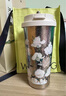 格米（germ）純鈦保溫杯女梵高聯(lián)名雙飲吸管咖啡水杯教師節(jié)禮物杯子500ML玫瑰 曬單實拍圖