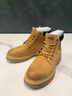 Jeep吉普馬丁靴男2026春季復古真皮工裝高幫鞋男戶(hù)外徒步登山大黃靴男 土黃色(運動(dòng)碼) 41 (255mm) 曬單實(shí)拍圖