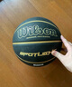 Wilson威爾勝SPOTLIGHT系列成人籃球室內外通用黑金7號籃球 曬單實(shí)拍圖