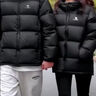 駱駝男裝羽絨服男加厚冬季連帽防水保暖情侶面包服外套M33CR07131B 曬單實拍圖