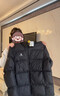 駱駝（CAMEL）火爐羽絨服女男戶(hù)外防潑水90%絨子外套 J34CR0L8635B 幻影黑 L 曬單實(shí)拍圖