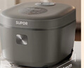 蘇泊爾（SUPOR）電飯煲0涂層3-4人大容量4L不銹鋼家用電煮鍋煮飯煮小米粥雜糧飯多功能智能微壓電飯鍋SF40FC5781 曬單實(shí)拍圖