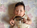 貝因美奶瓶6個(gè)月以上寶寶ppsu仿母乳斷奶奶嘴嬰兒300ml帶重力球手柄 曬單實(shí)拍圖