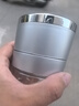 臻廚聚一鍵開(kāi)蓋水杯茶杯玻璃杯水杯男士泡茶杯茶水分離杯玻璃高硼硅杯子 銀蓋500ml【雙層加厚】 曬單實(shí)拍圖