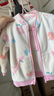 戴維貝拉（DAVE＆BELLA）童裝男童外套女童搖粒絨上衣兒童衣服秋裝夾克寶寶外衣2025新款 花朵印花 80 cm（建議身高73-80cm） 曬單實(shí)拍圖