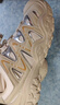 駱駝（CAMEL）丑萌登山鞋女時(shí)尚撞色戶(hù)外休閑鞋 L24M076602 米/銀/粉 37 曬單實(shí)拍圖