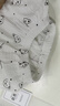 眺德高 兒童睡衣 春秋純棉長(cháng)袖睡衣家居服套裝兒童秋衣秋褲雙層紗休閑服 兒童睡衣套裝-白色小熊-90cm 曬單實(shí)拍圖