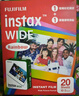 富士（FUJIFILM） instax 立拍立得相機5英寸寬幅相紙膠片W300 wide400 Link wide 相紙套裝【含白邊20張+冰箱貼+相冊+收納盒】 官方標配 曬單實(shí)拍圖