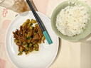 廚萬雅商用密胺盤子酒店餐具自助餐圓盤菜盤炒菜炒飯炒面盤子10英寸 曬單實拍圖