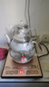 開(kāi)品 底部全自動(dòng)上水電電茶爐燒水壺 辦公家用蒸茶煮茶燒水三合一 多檔調節嵌入式玻璃煮茶器茶具 1L 金色尺寸20X37CM 煮茶燒水 桶水款 曬單實(shí)拍圖