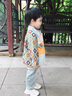 G.DUCKKIDS小黃鴨男童外套春秋款2025新款帥氣男孩夾克寶寶襯衫兒童秋裝上衣 藍色 100 建議2~3歲【 90-100cm】cm 曬單實(shí)拍圖