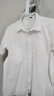 衣諾坊兒童襯衫短袖白色演出服西服襯衣夏款T恤  短袖：白色襯衫 160CM 曬單實(shí)拍圖