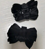 清晨的星星甜美黑白雙面蝴蝶結發(fā)夾女后腦勺2025新款丸子頭氣質(zhì)發(fā)卡夾子頭飾 蝴蝶結抓夾兩個(gè)【黑色】 曬單實(shí)拍圖