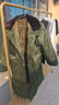 長(cháng)款軍大衣民政救災棉大衣防風(fēng)防寒過(guò)膝蓋棉服加絨加厚勞保棉襖 綠色加絨防水棉大衣 均碼 建議130-200斤 曬單實(shí)拍圖