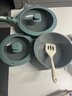 膳魔師鍋具套裝疊疊百變鍋輔食鍋煎炒鍋湯鍋平底不粘炒菜鍋燃氣灶電磁爐 沁柚綠 6件套 曬單實(shí)拍圖
