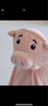 巴厘小豬（BALIPIG）兒童浴巾斗篷浴袍可穿式帶帽嬰兒洗澡巾游泳吸水速干 粉色 125x80cm 曬單實(shí)拍圖