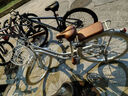 飛鴿（FLYING PIGEON）兒童自行車(chē)7-12歲自行車(chē)兒童單車(chē)小孩自行車(chē)成人通勤車(chē)自行車(chē)學(xué)生 標配珍珠白|單速|(zhì)輻條輪+禮包 26寸適合160-185cm 曬單實(shí)拍圖