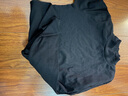 無(wú)印良品（MUJI）女式 起毛羅紋編織半高領(lǐng)長(cháng)袖T恤 上衣打底衫女款內搭春秋女裝 黑色 5A M （160/84A） 曬單實(shí)拍圖