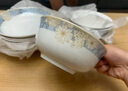 浩雅24頭碗碟套裝景德鎮(zhèn)陶瓷餐具套裝碗盤碗碟盤餐具套裝時(shí)光漫步 曬單實(shí)拍圖