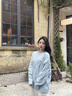 VEOX毛衣女針織衫女2025新款甜美慵懶感藍(lán)色秋冬季寬松 藍(lán)色 M (95-110)斤 曬單實(shí)拍圖