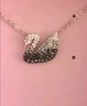 施華洛世奇（SWAROVSKI）SWAN 黑白漸變大天鵝項鏈女送女朋友生日禮物女5614103 曬單實(shí)拍圖