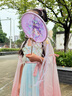 今兮古兮女童漢服連衣裙2025春季新款古裝中國風(fēng)六一中秋兒童公主裙 曬單實(shí)拍圖