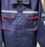 AETEL防靜電工作服套裝男夏長(cháng)袖勞保服電焊汽修工程服定制 藏藍180 曬單實(shí)拍圖