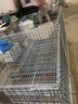 倉儲籠折疊儲物籠倉庫籠鐵框蝴蝶籠物流快遞周轉箱籠鐵籠倉庫貨架 帶輪1000*800*840【5.0】45*95 曬單實(shí)拍圖