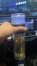 天喜（TIANXI）茶杯茶水分離杯雙層玻璃杯便攜泡茶杯男女車載商務(wù)辦公水杯 尊貴黑500ML 曬單實拍圖